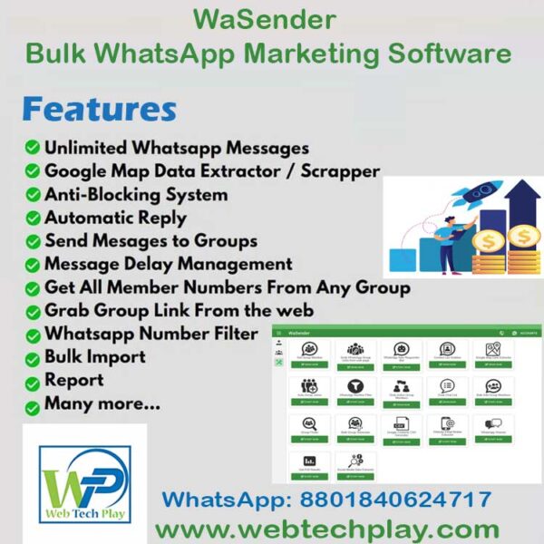 WaSender Bulk WhatsApp Marketing Software